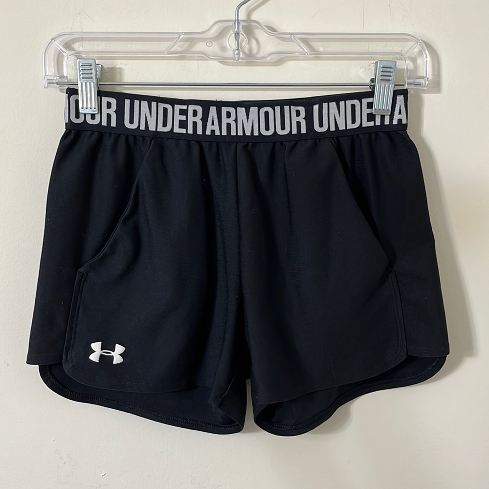 Under Armour Black Play Up Shorts Size XS - Picture 1 of 4